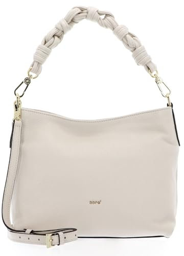Abro Leather Dalia Hobo Bag Soley S Beige