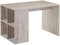 CKioict Schreibtisch mit Regal 117×73×75 cm Sandeiche Bürotisch Gaming Schreibtisch computertisch Geeignet für Büros, Wohnungen, leerstehende Räume