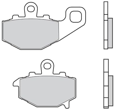 BREMBO 07KA16SP Bremsbelagsatz Bremsbeläge Vorne und Hinten Kompatibel mit KAWASAKI MOTORCYCLES GPZ