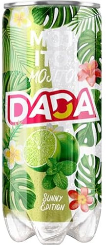 Générique Dada Drinks: Rafraîchissante Boisson Mojito 33cl Pour Un Plaisir Exotique! Eaux Aromatisées aux Notes Estivales et Festives, par DADA DRINKS - Le Lot De 4