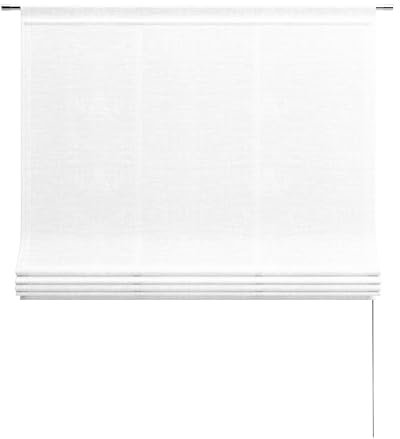 Neutex for you! Allure Raffrollo, Vorhang, Gardine, 140 x 60 cm (H/B), Made in Germany, Oeko-Tex Standard 100, Transparent Wollweiß
