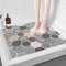 Fecialy Alfombrilla de Ducha Antideslizante, 80x80cm, Alfombrilla de Baño Antideslizante con Desagüe, Anti Moho PVC Alfombrilla de Baño para Cabina de Ducha Baño