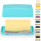 Beurrier avec couvercle pour comptoir, Kyraton Beurrier Plastique Avec Couteau à Beurre Polyvalent En Acier Inoxydable, Boite A Beurre Pour Frigo, Cadeau De Cuisine Pour Femme, Mère