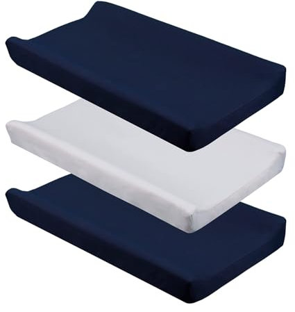 Ubxvamm Wickelunterlage, atmungsaktiv, passend für alle gängigen Wickelunterlagen, Windelwechseltische, 3 Stück