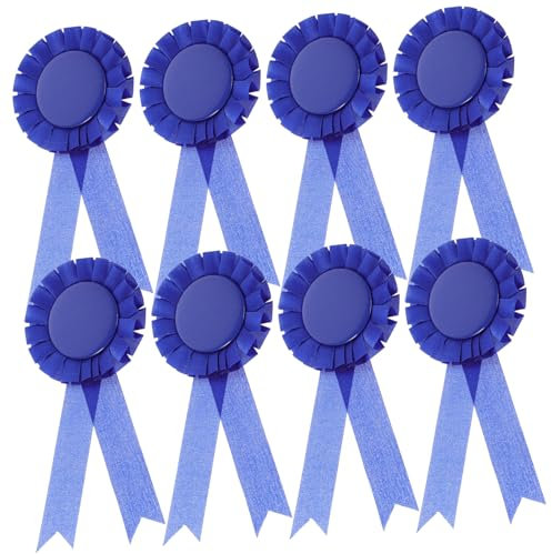 GARVALON 20 Stück Leere Auszeichnungsabzeichen Runde Unfertige Bänder Medaillen Diy Handgefertigt