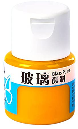 WWHJR Vernice per vetro trasparente, lucida e brillante, per vetrate, 20 ml