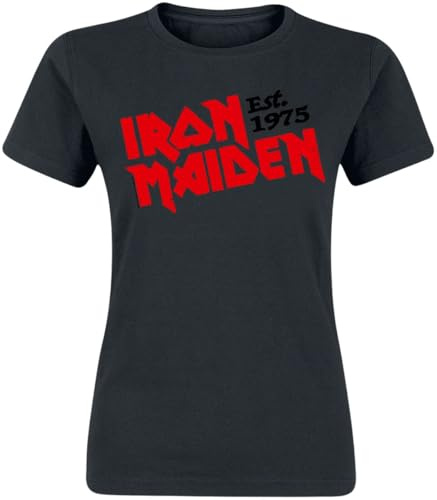 Iron Maiden Est. 1975 Frauen T-Shirt schwarz
