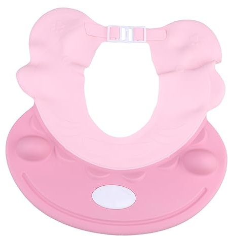 ifundom Verstellbare Waschkappe Wasserdichter Ohrenschutz Für Das Haarewaschen Beim Und Duschen Pink