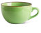 Arawat 700 ML Large Mugs Ceramic Cup with Handles Cute Coffee Cups Ceramic Tea Mug with Spoon Coffee Tea Cereal Bowls Porcelain Large Mugs Birthday Green Giant Soup Mug