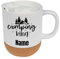 GRAZDesign Tasse Camping King mit Namen personalisiert mit Korkboden und Deckel - Geschenk Camper, 330ml