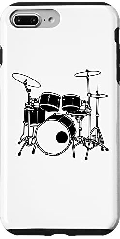 Custodia per iPhone 7 Plus/8 Plus Batteria per banda musicale Trap Set