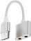 Adaptateur de carte son externe USB portable avec trous intégrés pour écouteurs et micro pour streaming et appels vocaux, carte son externe USB