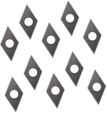 Tofficu 10 Stück Wolframstahl Nahtreinigungskegel zum Entfernen von Fugenmörtel mit Diamantförmiger Spitze und Konischer Form für Stabile Nutzung und Vielseitigen Einsatz
