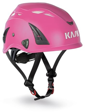 KASK Schutzhelm Superplasma AQ – Premium Arbeitsschutzhelm EN 397 belüftet – Leichter Profi Bauhelm mit 10 Luftschlitzen & Lampenhalter – Universelle Passform 51-63cm