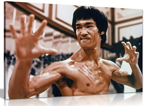 Panther Print Bruce Lee Enter The Dragon Martial Arts Leinwanddruck, 61 x 40,6 cm