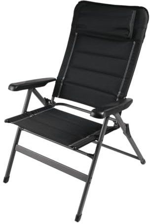 Luxus Campingstuhl mit gepolsterter Kopfsttze Kampa FT0304 schwarz S