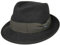Lipodo Classic Wool Trilby Filzhut Damen/Herren - Wollhut Made in Italy - Hut aus Wollfilz - Trilbyhut Sommer/Winter - Fedora anthrazit XL (60-61 cm)