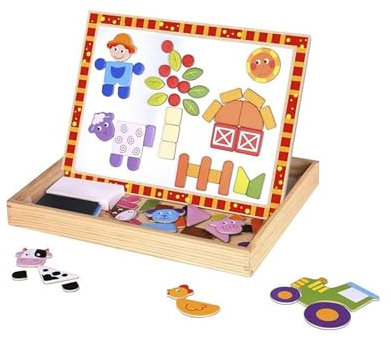 Andreu Toys TKF014 Farm Spiele, Mehrfarbig, 30 x 23 x 21.5 cm