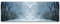 Paul Sinus Art Leinwandbilder | Bilder Leinwand 150x50cm magische Winterlandschaft