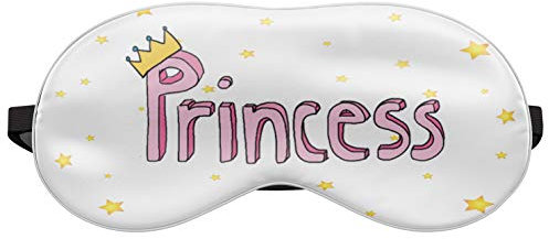 Schlafmaske Reise Relax Augen Abdeckung Bett Emoji Nickerchen Augenbinde Seine Rosa Prinzessin Princess [042]