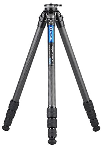 Leofoto - Ranger - Trípode de Carbono para cámaras - Capacidad de Carga de 10 kg - Pies Extensibles - Altura mínima de 86 cm a una Altura máxima de 146,5 cm - LS-284CEX