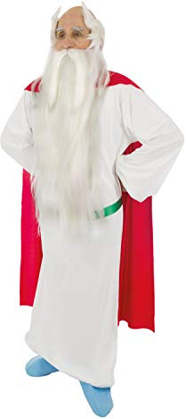 Chaks Herren Kostüm Miraculix deluxe Original inkl. Perücke Asterix & Obelix Fasching M, L, XL (L)