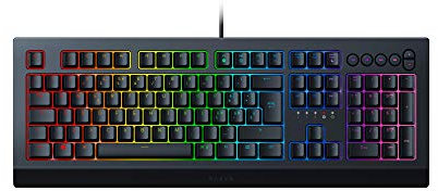 Razer Cynosa V2 - Tastiera da Gioco a Membrana (Tastiera con Tasti soft spring-loaded, Tasti Multimediali, Gestione dei cavi, Programmabile, Illuminazione RGB) Layout IT, Nero