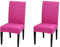 PETCUTE Housse de Chaise 2 Pièces, Universel Housse de Chaise Salle À Manger Extensible,Amovible Lavable Protection Chair Cover Epaisse pour Hotel, Restaurant, Banquet,Cuisine