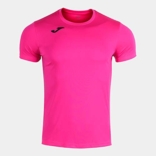 Joma Men's Long Sleeve T-Shirt - 4XS - 2XL - Record II Fluorescent Pink
