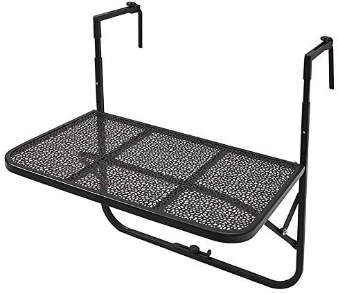 MFXI Multifunktional Wand Montierter Klapptisch,Platzsparender Schreibtisch Zum Ausklappen,höhenverstellbar Balkonhängetisch,bis Zu 50 Kg Belastbar,für Arbeitszimmer,Studierzimmer