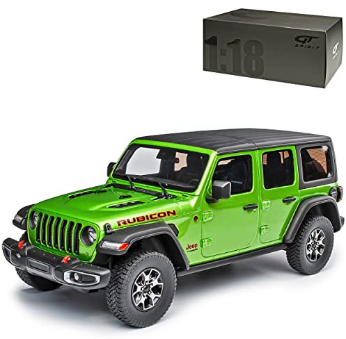 GT Spirit Jeep Wrangler Rubicon Grün 4. Generation Ab 2018 Nr 278 1/18 Modell Auto