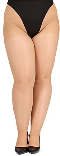 Bellivalini Damen Strumpfhose Plus Size Große Größen 40 DEN BLV-1125