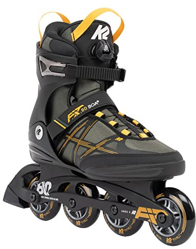 K2 30G0315 Inline Skates, Grau - Mustard, EU: 44.5 (UK: 10 / US: 11)