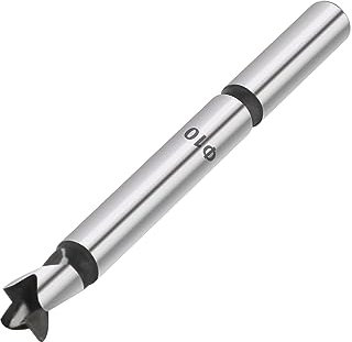 Vearter Broca de barrena Forstner de 10 mm, sierra de orificio de bisagra para carpintería, corte de vástago redondo con punta de carburo para bisagra, madera contrachapada, MDF, herramienta CNC