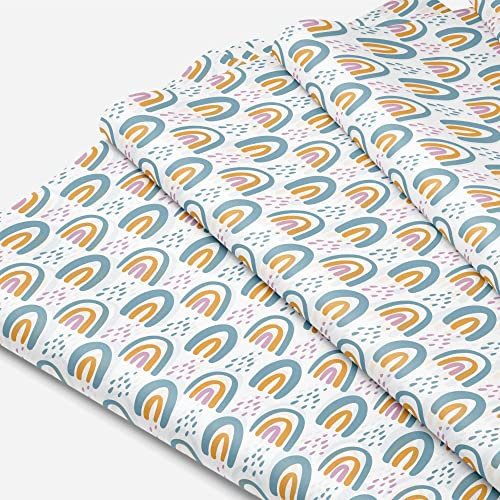 Package Mint Regenbogen-Seidenpapier zum Verpacken von Geschenken (100 Blatt, 50,8 x 76,2 cm), farbiges dekoratives Seidenpapier für Geschenktüten, Verpackungen und kleine Unternehmen