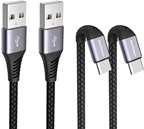Cavo USB C 1M 2M,Cavo USB Tipo C Ricarica Rapida Caricatore per Samsung Galaxy S23 S22 S21 Plus S20 S10 S10+ S9 S8 S10E A40 A50 A70 A20E,A8 A9 2018,A3 A5 2017,Xiaomi Redmi Note 8T 7 8 9 Pro,Mi 11 10