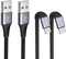 Cavo USB C 1M 2M,Cavo USB Tipo C Ricarica Rapida Caricatore per Samsung Galaxy S23 S22 S21 Plus S20 S10 S10+ S9 S8 S10E A40 A50 A70 A20E,A8 A9 2018,A3 A5 2017,Xiaomi Redmi Note 8T 7 8 9 Pro,Mi 11 10