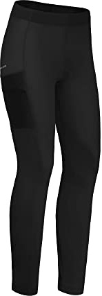 Bergson Sundra Comfort | Damen Fahrradhose (mit Sitzpolster) - Funktionelle Lange Damen Radhose, Normalgrößen, bi-elastischer 4-Wege-Stretch, integriertes Comfort Sitzpolster, rutschsichere S