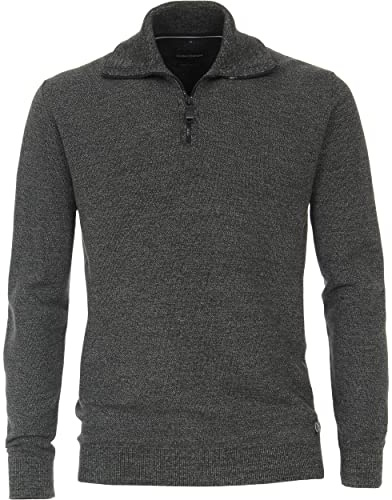 CASAMODA Langarm Troyer Stehkragen mit Zipper grün Größe L