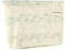 Fycyko Trousse de Toilette Voyage pour Femme,Trousses de Maquillage en Toile Sac de Organiseur Rangement Broderie de Fleurs de Rose Ronde à Cosmétique Sac de Maquillage Crayons Sacs Cadeau - Beige