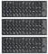 Pack of 3 Universal Keyboard Sticker Replacement Sticker for Laptop Keyboard Desktop Keyboard Notebook Keyboard Alphabet Sticker (Russian 4)