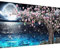 WeJimifa Diamond Painting, DIY Diamant Painting Bilder, Diamond Painting Groß Erwachsene Bilder Mond für Wohnzimmer Schlafzimmer Wanddekoration (40 x 70 cm)