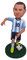mydedor Benutzerdefinierte Wackelkopf-Figur, personalisiert, #10, Fußballerpuppe, Geschenke für Vater, Freund, Ehemann, Chef, Büro, Kollegen, exquisite Details