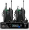 Debra UHF - Sistema di monitoraggio in-ear senza fili con auricolari, 197 Ft, stereo professionale IEM con trasmettitore e Beltpack per studio, eventi, campioni di nastro, spettacoli dal vivo