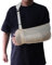 Mesh Armschlinge Schulter Leichte Atmungsaktive Arm Schulterschlinge Einstellbare Schulterschlaufe mit Schaum Nackenpolster für Unisex Rechts Links für Handgelenk Hand Ellbogen Arm verletzt (Beige)
