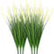 colorspec Artificial Tall Grass Plant Pampas Grass 6 PCS, 80 CM/32 Inch Artificial Onion Grass Greenery Floor Plants Door Decor for Living Room,Bathroom,Garden (Yellow)