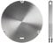 Piastra in acciaio inox da 18 cm, piastra adattatore per induzione di calore Grourarty con manico staccabile, adattatore a induzione per diffusore di calore, piastra a induzione per latte e caffè