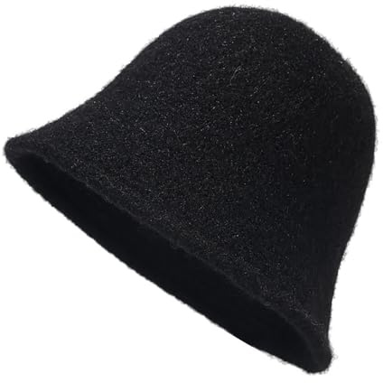 HDiGit Winter-Fischerhut aus Plüsch, Kunstfell, Fischerhut für Damen