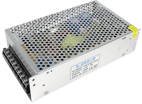 inShareplus 12V Netzteil 20A 240W, DC Universal geregeltes Schaltnetzteil, Trafo 230V auf 12V LED-Treiber, Konverter, Transformator für LED-Streifenlicht, CCTV, Computerprojekt, 3D Drucker, Radio