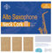 ROCHIX 1890 Altsaxophon Saxophon Joint Cork Replacement Kit, Saxophon Cork, Kleber, Messer, Taping und Schleifpapier